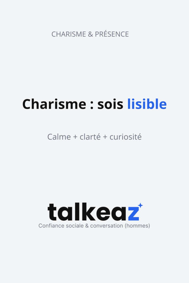 être lisible charisme présence