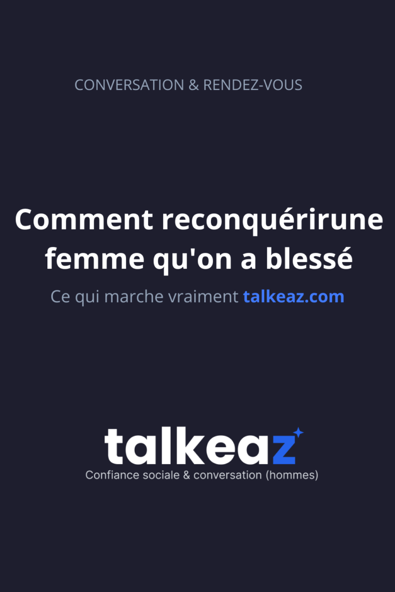 Comment reconquérir une femme qu'on a blessé — étapes et conseils