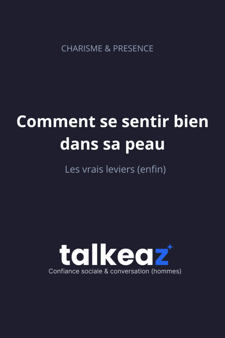 comment se sentir bien dans sa peau confiance en soi homme
