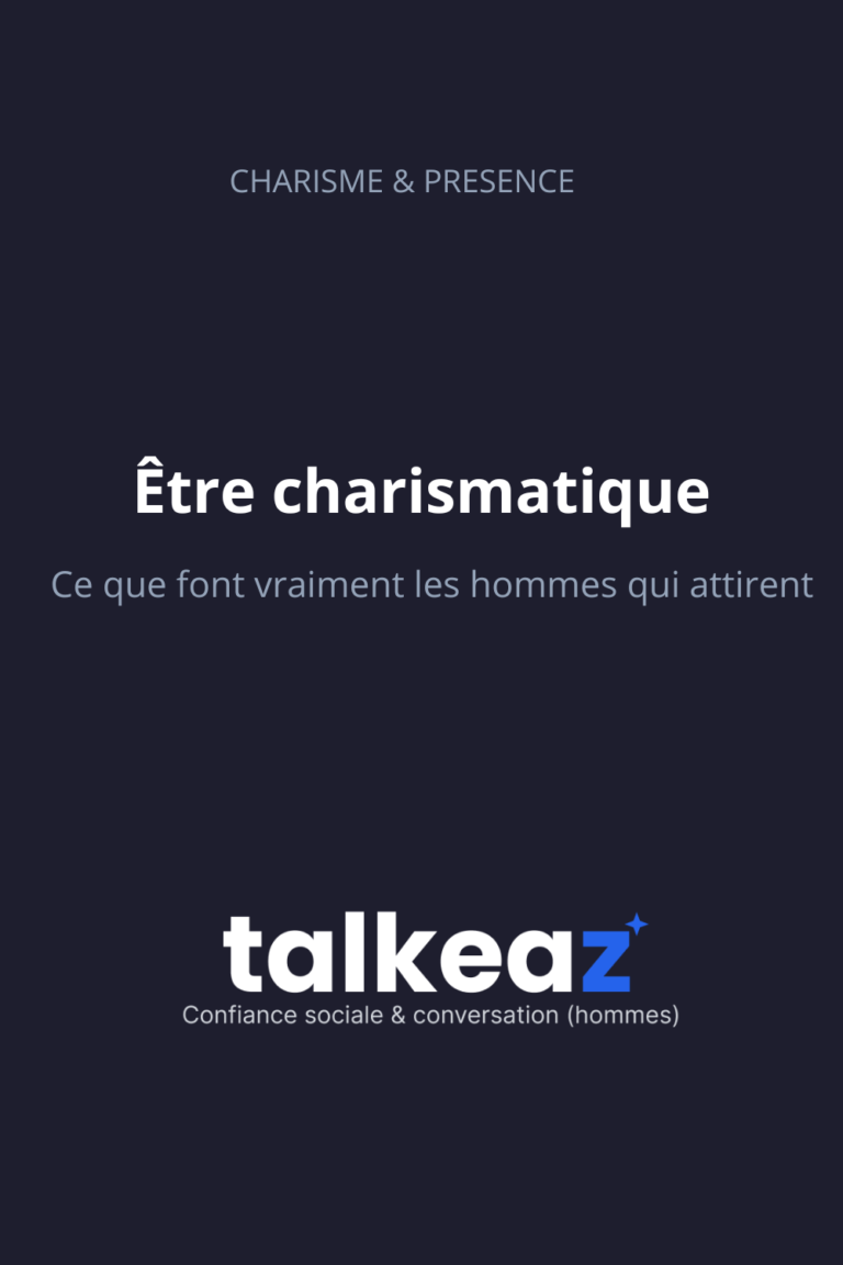 être charismatique hommes charisme présence