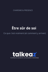 être sûr de soi confiance en soi homme