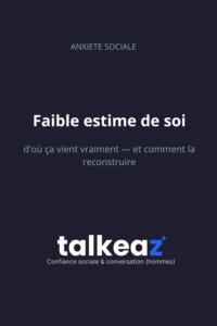 Faible estime de soi : d'où ça vient et comment la reconstruire
