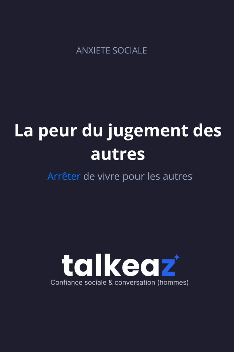 peur du jugement des autres anxiété sociale