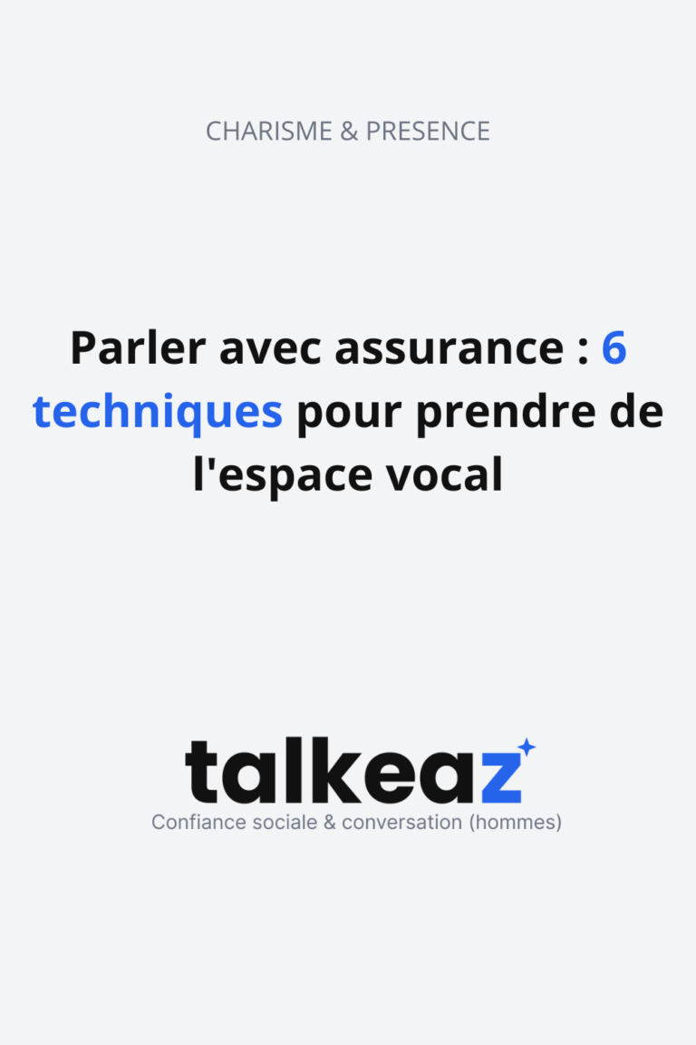 parler avec assurance techniques voix homme