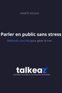 parler en public sans stress trac anxiété