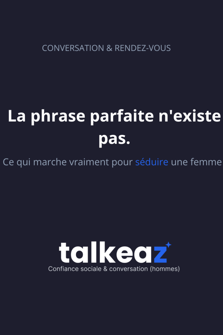 Ce qui marche vraiment pour séduire une femme