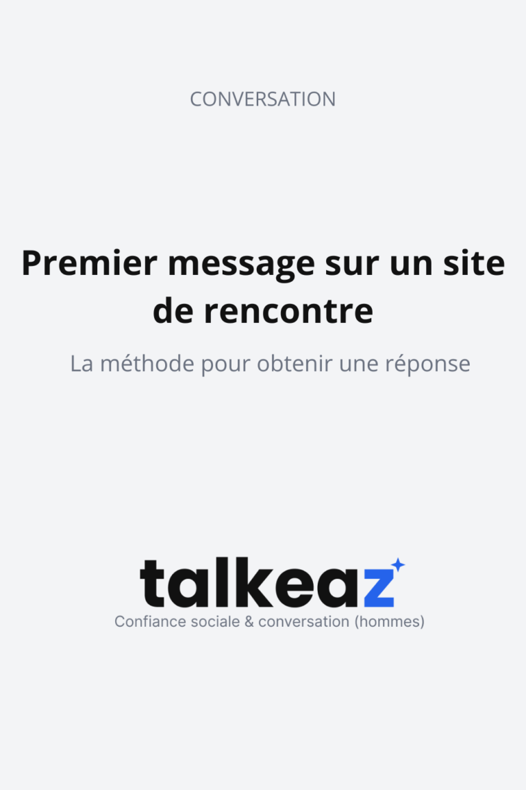 premier message pour site de rencontre, voici la bonne méthode