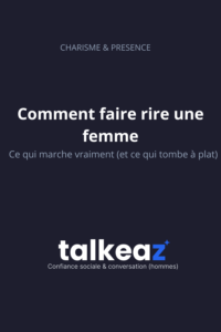 homme et femme qui rient ensemble en conversation
