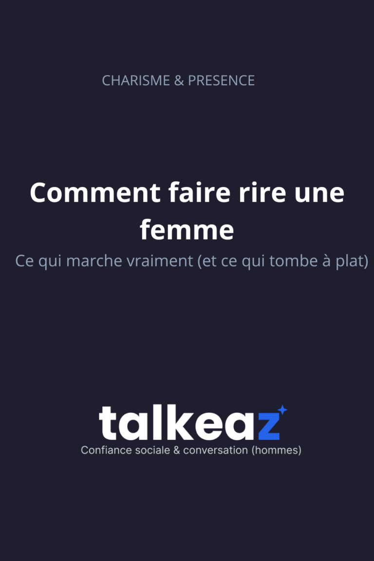 homme et femme qui rient ensemble en conversation