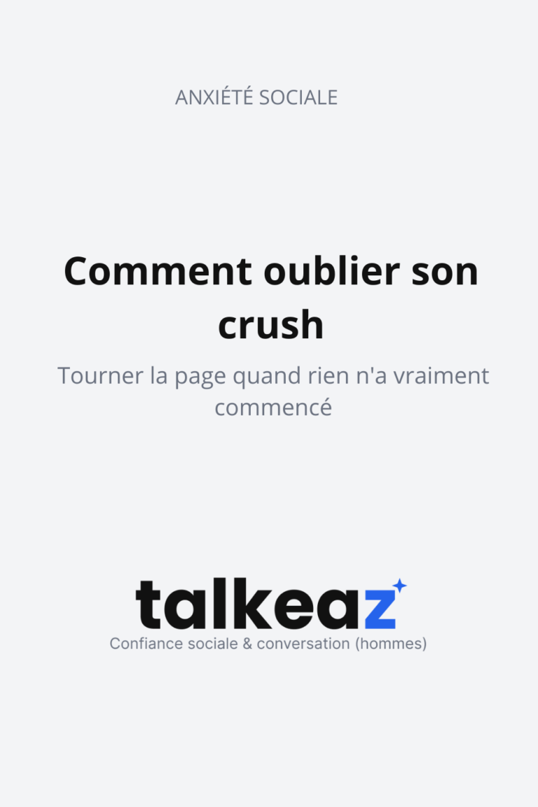 comment oublier son crush — homme qui tourne la page sur une attraction sans suite