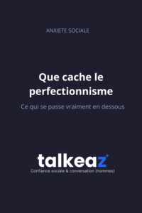 que cache le perfectionnisme — homme qui comprend les causes profondes de son exigence