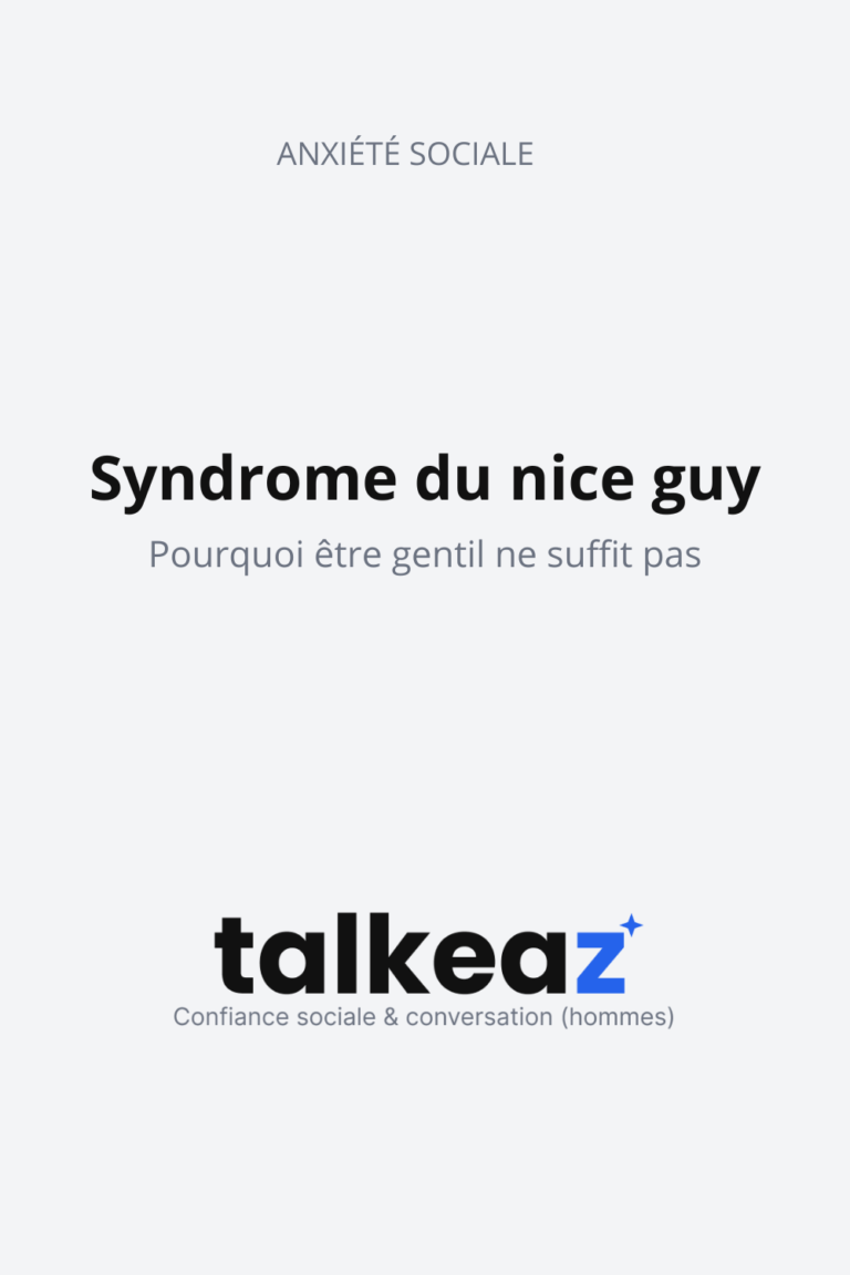 syndrome du nice guy — homme qui apprend à poser des limites