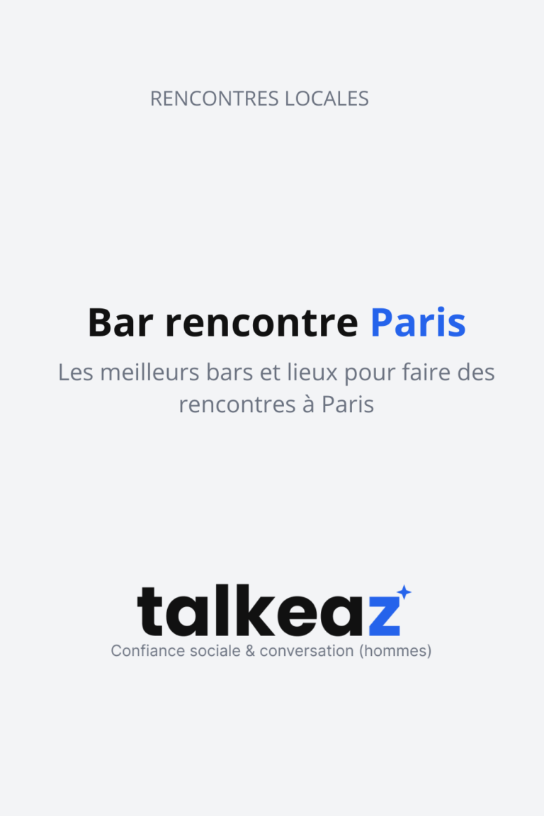 bar rencontre paris — meilleurs bars célibataires et lieux de rencontre à Paris