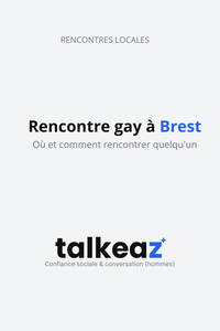 rencontre gay à Brest — deux hommes discutant
