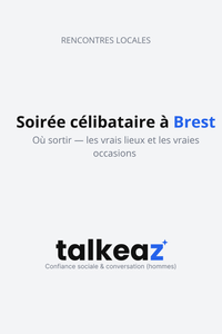 soirée célibataire à Brest — groupe au bar