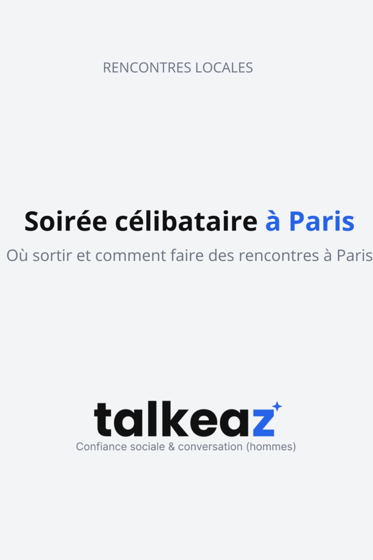soirée célibataire paris — speed dating et événements célibataires à Paris
