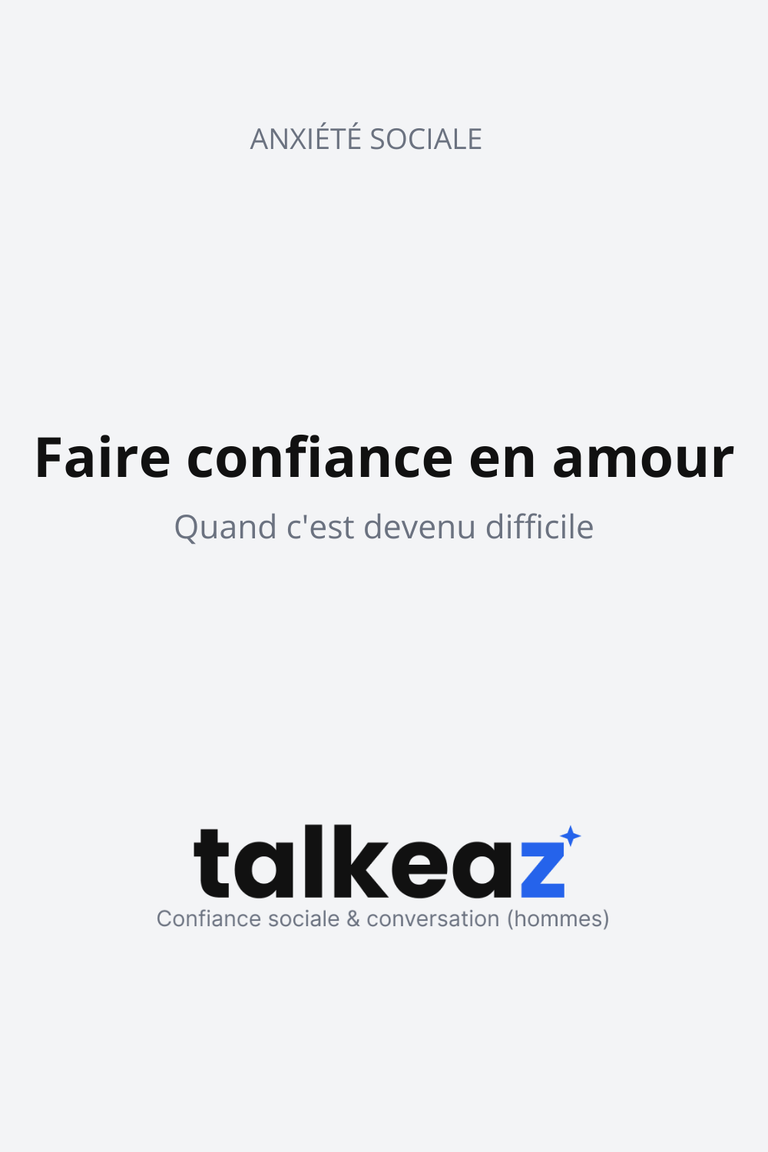 comment faire confiance en amour — homme pensif, regard introspectif