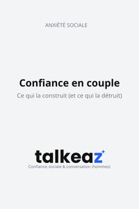 confiance en couple — deux personnes en conversation sincère